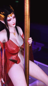 De virtuele verleidster van D.D. Van 3D-animatie Hentai