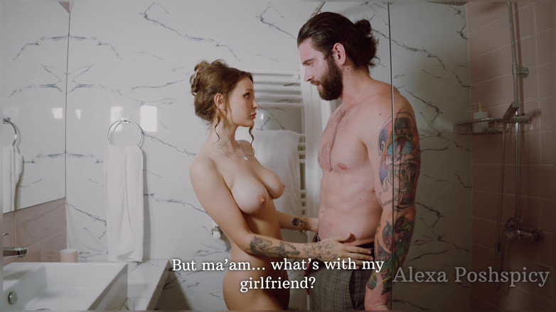 Alexa Poshspicy: Властный босс Alexa PoshSpicy соблазняет помощника и мокрый кончает в отеле