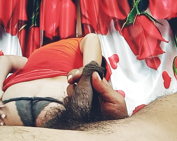 Bolly Karma: Dirty slut loves having a stiff younger dick in her...