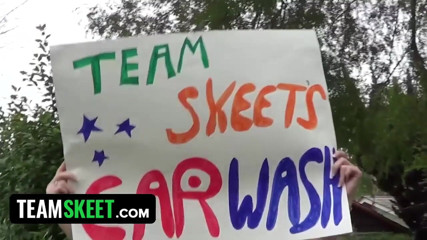 Team Skeet: アマチュアふしだらな女アリスホワイトは石鹸とずさんを取得します