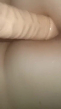 Vibrator cu penetrare dublă, futând cu degetul speculum uretral
