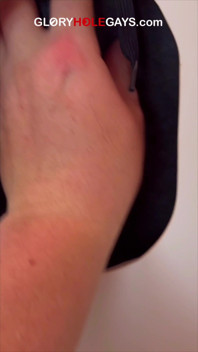 Nervous Straight Guy at the Gloryhole - His First Time Ends in a Huge Cumshot