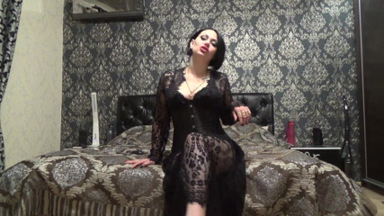 Goddess Misha Goldy: Femdom JOI version 1 with cumshot and ass fingering instructions