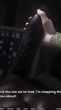 MILF Tit Fucks and Rides a Heavy Big Black Cock- Gameplay