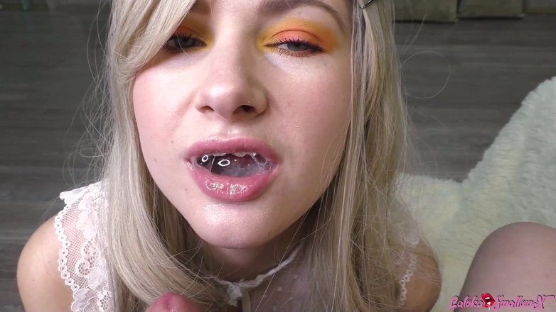 Laloka4you: Pov hete blondine sensueel grote lul zuigen na het werk -...