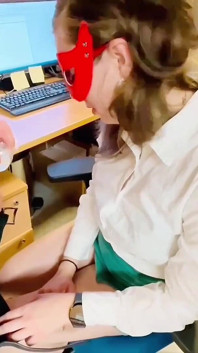 And Cum for Her, Secretary Swallows My Cum From Glass, Slutty Teenage Secretary, Cheating Wife Sucks