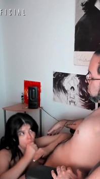 Hacked Webcam - Accidental Amateur Couple Blowjob