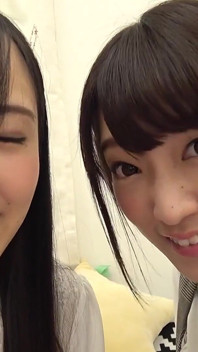 Slow, Wet Tongue Kisses That String with Spit - Yukari Miyazawa & Ameri Hoshi's First Time Spirals From Innocent Curiosity