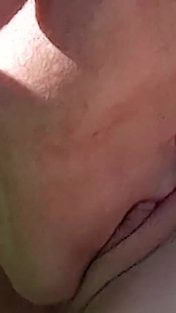 Outdoor dildo fuck for blonde