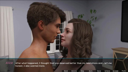Visual Novels: Summer scent part 20 (girlfriend route) - relax blowjob