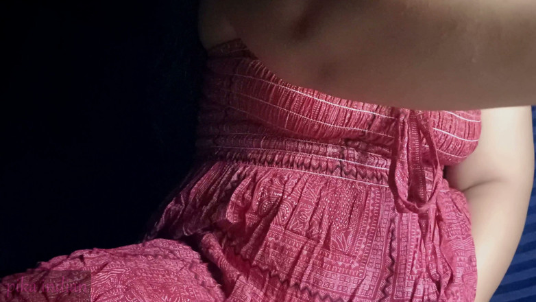 Pikaindian: Hot Sexy Indian Girl Seduce Moaning Full Nude Boobs Pressing...