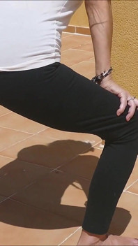 Orgasmo Dedilhado Com Bunda Grande Abrindo Puxando Para Baixo Minha Suada Calça De Ioga Exercitando Ao Ar Livre