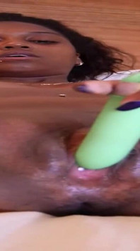 Cubana Latina Vibrador Consolador Masturbándose Coño Vagina Negro Ébano Jamaicano Puta Juguetes Masturbarse Puta