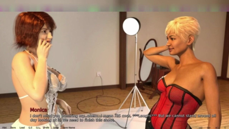 3DXXXTEEN2 Cartoon: Pushing Monica to the brink. 3D porn cartoon sex