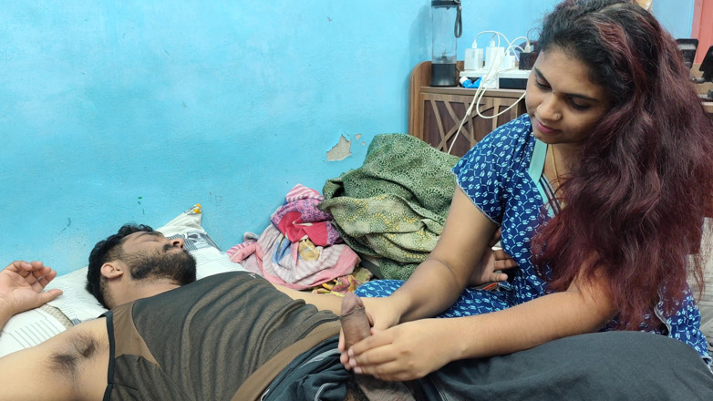 Vaishnavysharunraj: Handjob, malayali mädchen handjob mit stiefbruer