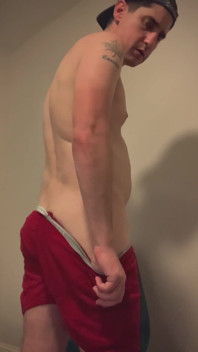 Sweaty Bro Feels Horny After Baseball Game