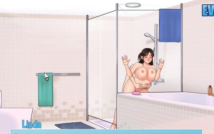 LoveSkySan69Real: Домашні клопоти - бета 0.15.1 частина 41 Лінда, душ і секс в ліжку від loveskysan