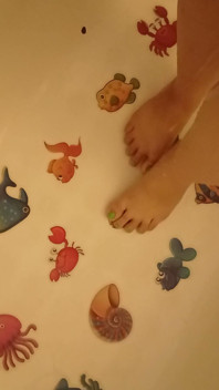 Stepping on My Fishies
