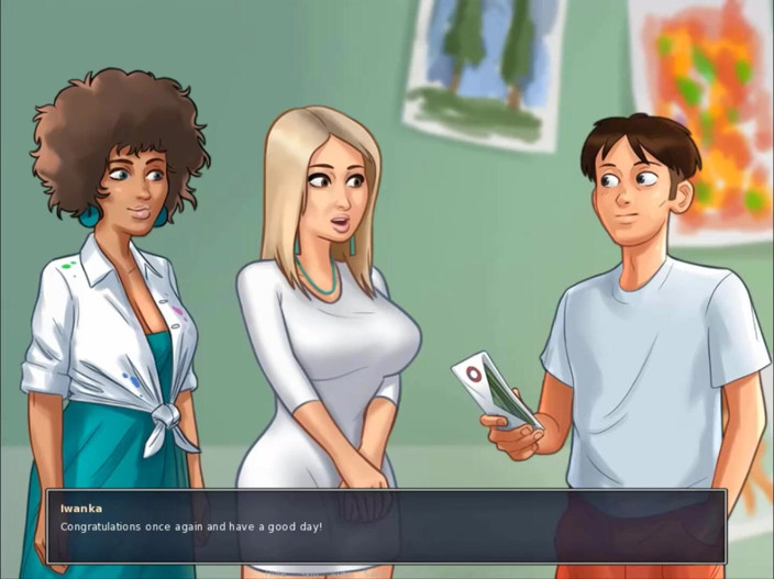 Cartoon Play: Summertime saga parte 241 - insegnante di arte nel college