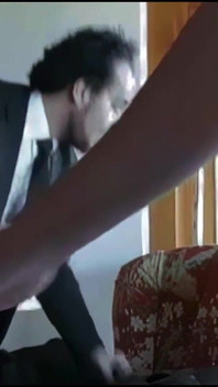 BBW Waitress Gets Pounded by Two Horny Guys.