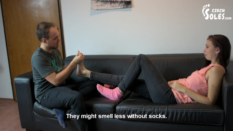 Czech Soles - foot fetish content: Big smelly feet worship