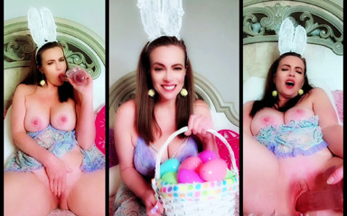 Nikki Nevada: Kijk hoe sexy Bunny Nikki voor je klaarkomt deze Pasen -...