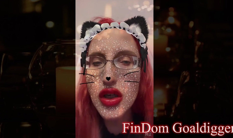 FinDom Goaldigger: La trasformazione di cat shemale princess