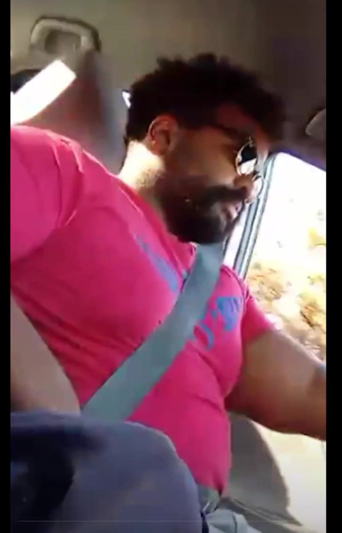 Eddie V 's solo strokes: Stepdaddy Drives You While Massaging His Cock