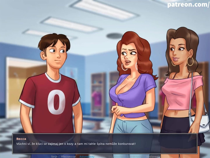 Cartoon Universal: Summertime saga parte 171 - Sottomessa bionda troia ceca