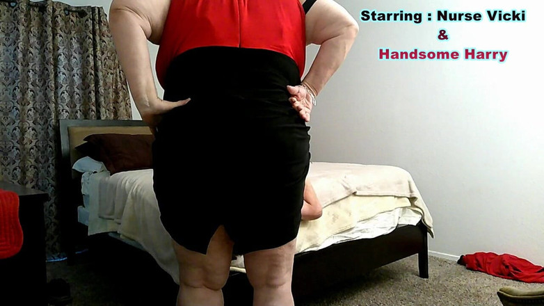 BBW nurse Vicki adventures with friends: Nurse Vicki Sits on Handsome Harry's Face!