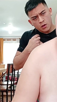 I Couldn't Stand It! My Sexy Stepmom with a Huge Ass Teased Me and I Fucked Her on the Counter