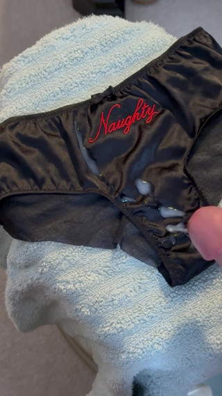 CumDaily: Cum on Wife’s Panties 9