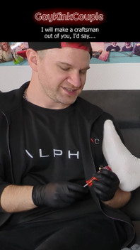 Stuffing His Ass with Several Tools