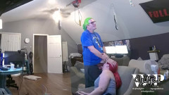 Big Tits Asian American Sissy Tranny Trap Used for a Quickie Cumdump