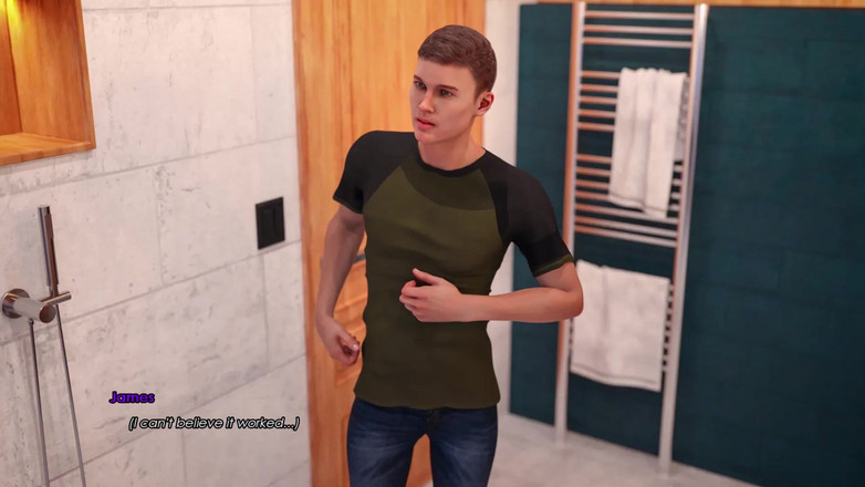 TransLure: Lust Academy 10 - Vášeň ve vířivce Audrey &amp; James (shemale verze) - 3D vizuální román...