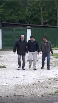 Threesome Fuck with Stranger and Two Giant Dicks