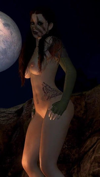 Kurt Adam Kız Üstte Yarağa Biniyor - Skyrim Hentai Parodisi