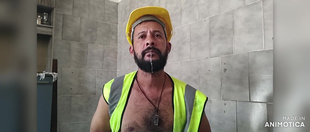 Stink HairyMale: Piss bath 1