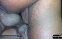 HornyVille: Afrikanisches schwarzes mädchen bekam doppelpenetration von zwei schwarzen schwänzen