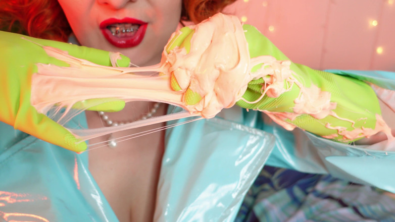 Arya Grander: เฟติชถุงมือ - เล่นกับสไลม์