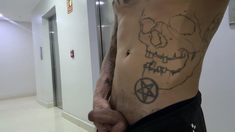 Dyavol: I Masturbate in the Hallway, in Front of the Elevator....