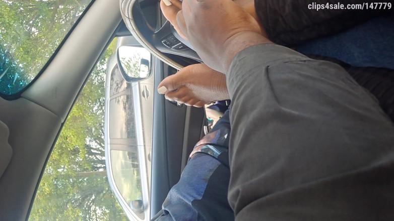 Foot Patrol: Car Session with Talisa's 1st Foot Worship Experience