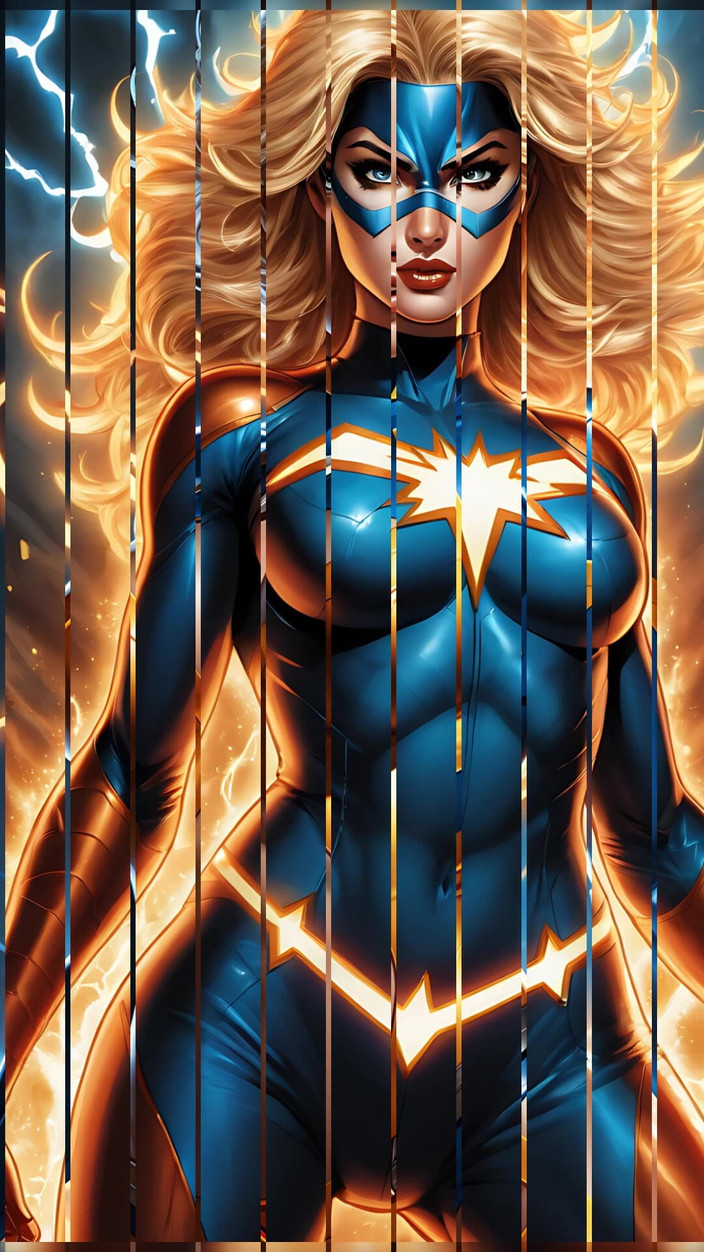 LustRender: Desnudo trueno chispa eléctrica aura