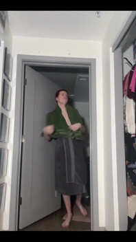 I can’t be the only one that dancing while they dry off 