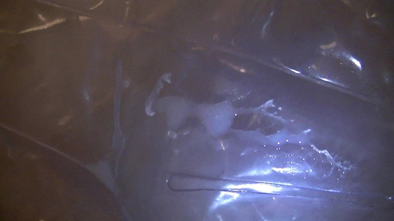 Mark Hannes: Cleardoll šukání a masturbace na břicho