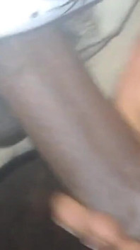 A Hot Big Black Cock Mastubating