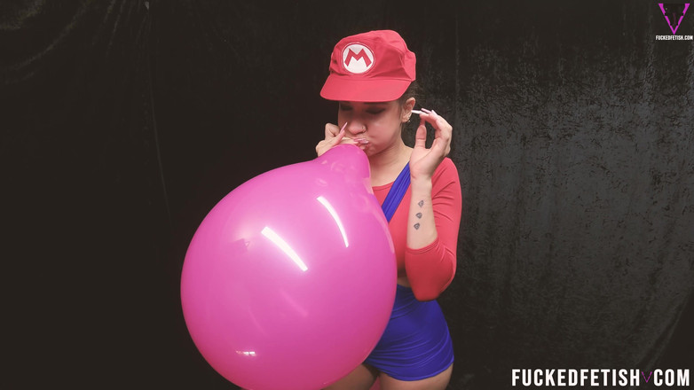 Fucked fetish: B2p Mario Bros Cosplay Red Balloons pop talons hauts