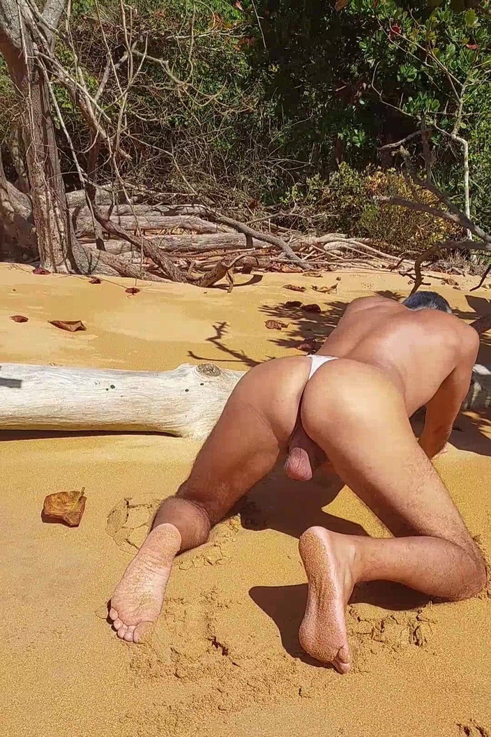 Ladysilvas: Ladysilva in Panties on the Beach What a Hot and...
