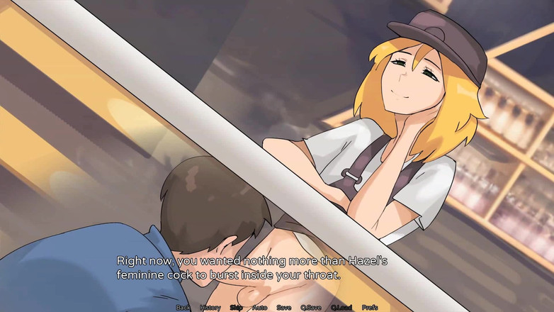 Futavision: Hazelnut Latte: man pijpt vrouwelijke trans Barista kreeg zijn mond...