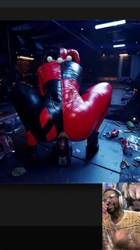 Tasty Harley Quinn Rides One of Her Favorite Dildos and Gets Creampied Inside